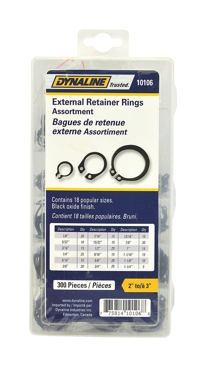 10106, External Snap Ring Assortment