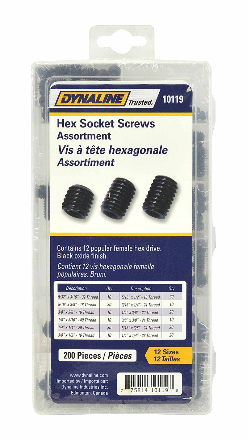 10119, Socket Set Screw Assortment