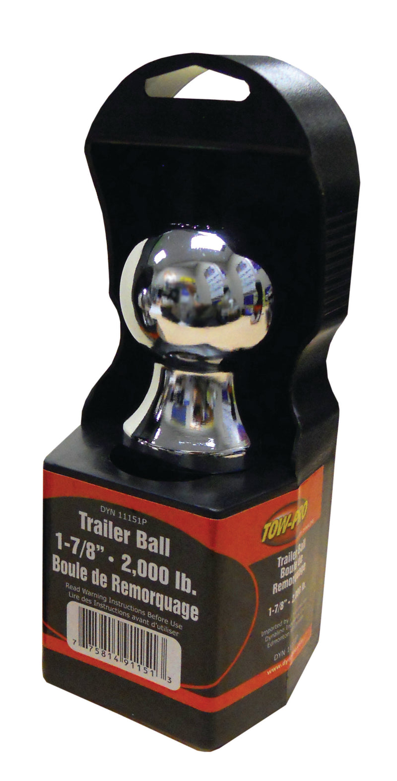 11147P, Trailer Ball 1-7/8 x 1 External Thread Pkgd