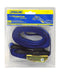 11185, Cam Strap 1 x 10' Blue 1200 lb. Vinyl coated hooks