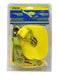 11186, Ratchet Strap 1-1/2 x 25' 6000 lb. Double J hooks Yellow