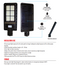 15-8023, LED Solar Yard Light w/mount