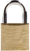 2251841, Brass Padlock 40x100mm - KA Hardened Steel Shackle - 2/pkg