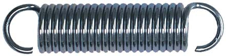 24239, EXTENSION SPRING C-239 - 2/PKG 6-1/2 L X 3/8 OD X .047 WIRE ...
