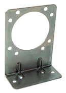 27040, Mounting Bracket for 7 Way Trailer Connectors, Zinc Plated