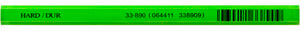 33890, 12mm Hard Carpenter Pencil Green