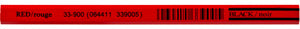 33900, 12mm Carpenter Pencil Red/Black