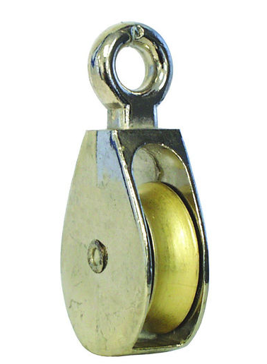 55903, Pulley. Single Fixed 1-1/2 Die Cast. Fits 5/16 Rope