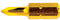 72220, Phillips #0 x 2" Yellow 5/Pkg