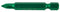 72221, Phillips #1 x 2" Green 5/Pkg