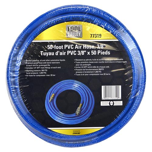 77319, 3/8" x 50' PVC Air Hose