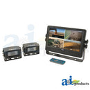 CCT9M2CQ, CabCAM Video System, Quad (Includes 9" Digital Touch Screen TFT LCD Monitor and 2 Cameras)