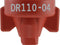 40286-04, DR COMBO-JET TIP/CAP ASSY - DR110-04, RED