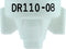 40286-08, DR COMBO-JET TIP/CAP ASSY - DR110-08, WHITE