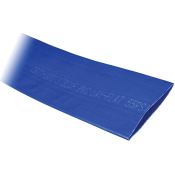 G971-150, 1-1/2" BLUE PVC LAY-FLAT HOSE