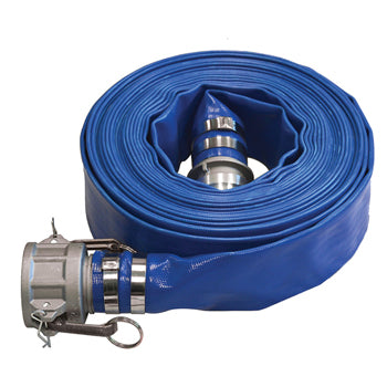 G971-200CE50, 2" X 50FT BLUE PVC DISCHARGE HOSE ASSEMBLY