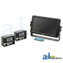 HD10M2CQ, CabCAM High Definition 10" QUAD Video System, Touch Screen, (Includes 10" QUAD Monitor / 2 Camera)