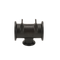 M200100TEE, 2"STD PORT X 1" FLANGED TEE