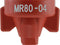 40290-04, MR COMBO-JET TIP/CAP ASSY - MR80-04, RED