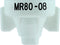 40290-08, MR COMBO-JET TIP/CAP ASSY - MR80-08, WHITE