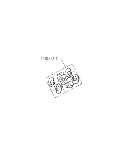 118502-1, KIT, GEARS, P-200H & PA-200H