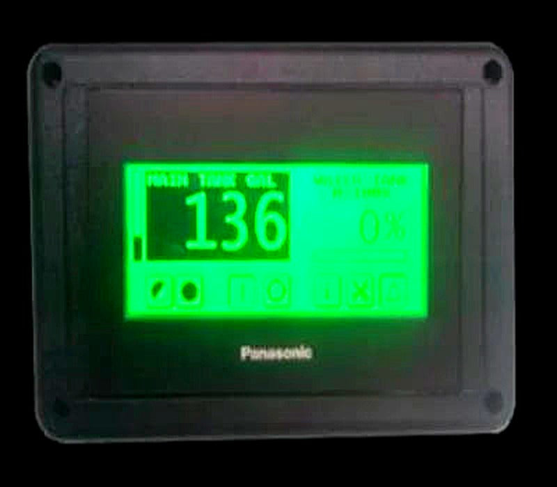 Accu-Volume green gauge display